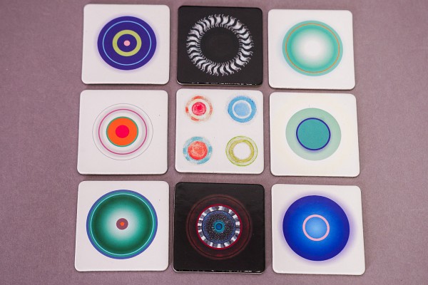 Magnes z elementem mozaiki Knappa 6 x 6 cm