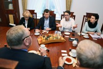 Spotkanie władz z przedstawicielami Grupy Boryszew w Collegium Maximum (21.01.2017) [fot. Andrzej Romański]