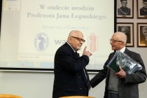 Konferencja z okazji 100-lecia prof. Jana Łopuskiego [fot. Andrzej Romański]