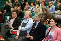 Obiad prezydencko-rektorski na Toruńskim Festiwalu Smaków (1.04.2017, Centrum Targowe  [fot. Andrzej Romański]