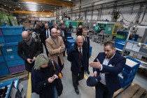 Otwarcie fabryki Grupy Boryszew (Boryszew Oberflächentechnik Deutschland GmbH) w Prenzlau.  [fot. Michał Niedzielski]