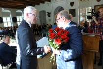 Jubileusz 45-lecia prof. Grzegorza Goździewicza (18.05.2017, Ratusz Staromiejski) [fot. Andrzej Romański]