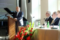Jubileusz 45-lecia prof. Grzegorza Goździewicza (18.05.2017, Ratusz Staromiejski) [fot. Andrzej Romański]