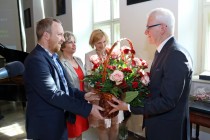 Jubileusz 45-lecia prof. Grzegorza Goździewicza (18.05.2017, Ratusz Staromiejski) [fot. Andrzej Romański]