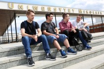 Rekrutacja 2017 - pierwsi studenci, składanie dokumentów (14.07.2017) [fot. Andrzej Romański]