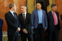 Nominacje i pożegnania - uroczystość w Collegium Maximum UMK (28.09.2017) [fot. Andrzej Romański]