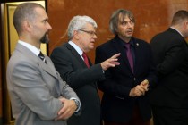 Nominacje i pożegnania - uroczystość w Collegium Maximum UMK (28.09.2017) [fot. Andrzej Romański]