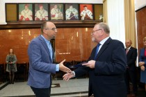 Nominacje i pożegnania - uroczystość w Collegium Maximum UMK (28.09.2017) [fot. Andrzej Romański]