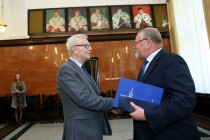 Nominacje i pożegnania - uroczystość w Collegium Maximum UMK (28.09.2017) [fot. Andrzej Romański]