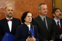 Nominacje i pożegnania - uroczystość w Collegium Maximum UMK (28.09.2017) [fot. Andrzej Romański]