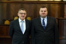 Nominacje i pożegnania - uroczystość w Collegium Maximum UMK (28.09.2017) [fot. Andrzej Romański]