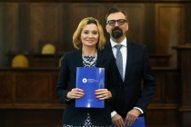 Nominacje i pożegnania - uroczystość w Collegium Maximum UMK (28.09.2017) [fot. Andrzej Romański]