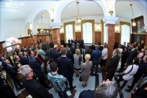 Uroczyste wręczenie nagród za stypendia naukowe i osiągnięcia (Collegium Maximum UMK, 29.09.2017) [fot. Andrzej Romański]