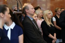 Uroczyste wręczenie nagród za stypendia naukowe i osiągnięcia (Collegium Maximum UMK, 29.09.2017) [fot. Andrzej Romański]