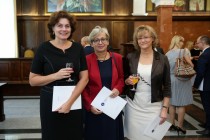Uroczyste wręczenie nagród za stypendia naukowe i osiągnięcia (Collegium Maximum UMK, 29.09.2017) [fot. Andrzej Romański]