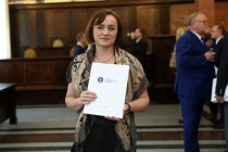 Uroczyste wręczenie nagród za stypendia naukowe i osiągnięcia (Collegium Maximum UMK, 29.09.2017) [fot. Andrzej Romański]