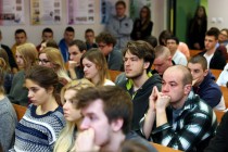 Dzień GIS-u na Wydziale Nauk o Ziemi (15.11.2017) [fot. Andrzej Romański]