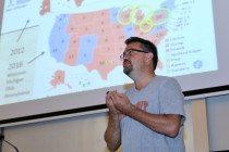 Philologorum Colloquia - Prof. Ben Alexander z Uniwersytetu Harvarda (Collegium Humanisticum, 5.12.2017) [fot. Andrzej Romański]