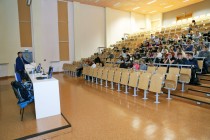 Philologorum Colloquia - Prof. Ben Alexander z Uniwersytetu Harvarda (Collegium Humanisticum, 5.12.2017) [fot. Andrzej Romański]