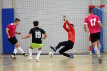 Akademickie Mistrzostwa Polski w Futsalu półfinał A (26.01.2018, Uniwersyteckie Centrum Sportowe) [fot. Andrzej Romański]