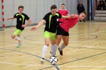 Akademickie Mistrzostwa Polski w Futsalu półfinał A (26.01.2018, Uniwersyteckie Centrum Sportowe) [fot. Andrzej Romański]