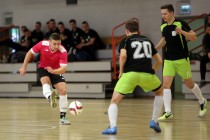 Akademickie Mistrzostwa Polski w Futsalu półfinał A (26.01.2018, Uniwersyteckie Centrum Sportowe) [fot. Andrzej Romański]