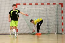 Akademickie Mistrzostwa Polski w Futsalu półfinał A (26.01.2018, Uniwersyteckie Centrum Sportowe) [fot. Andrzej Romański]