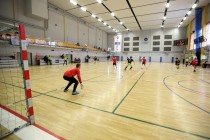 Akademickie Mistrzostwa Polski w Futsalu półfinał A (26.01.2018, Uniwersyteckie Centrum Sportowe) [fot. Andrzej Romański]
