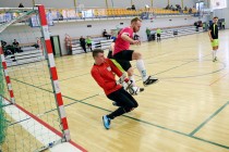Akademickie Mistrzostwa Polski w Futsalu półfinał A (26.01.2018, Uniwersyteckie Centrum Sportowe) [fot. Andrzej Romański]