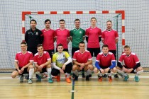 Akademickie Mistrzostwa Polski w Futsalu półfinał A (26.01.2018, Uniwersyteckie Centrum Sportowe) [fot. Andrzej Romański]