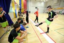 Akademickie Mistrzostwa Polski w Futsalu półfinał A (26.01.2018, Uniwersyteckie Centrum Sportowe) [fot. Andrzej Romański]