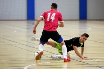 Akademickie Mistrzostwa Polski w Futsalu półfinał A (26.01.2018, Uniwersyteckie Centrum Sportowe) [fot. Andrzej Romański]