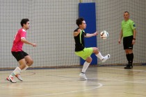 Akademickie Mistrzostwa Polski w Futsalu półfinał A (26.01.2018, Uniwersyteckie Centrum Sportowe) [fot. Andrzej Romański]