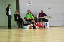 Akademickie Mistrzostwa Polski w Futsalu półfinał A (26.01.2018, Uniwersyteckie Centrum Sportowe) [fot. Andrzej Romański]