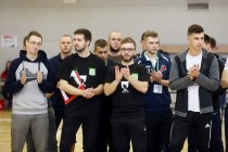 Akademickie Mistrzostwa Polski w Futsalu półfinał A (26.01.2018, Uniwersyteckie Centrum Sportowe) [fot. Andrzej Romański]