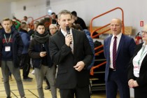 Akademickie Mistrzostwa Polski w Futsalu półfinał A (26.01.2018, Uniwersyteckie Centrum Sportowe) [fot. Andrzej Romański]