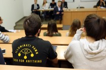 Debata oxfordzka AEGEE nt Unii Europejskiej (27.01.2018, Wydział Prawa i Administracji) [fot. Andrzej Romański]