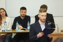 Debata oxfordzka AEGEE nt Unii Europejskiej (27.01.2018, Wydział Prawa i Administracji) [fot. Andrzej Romański]