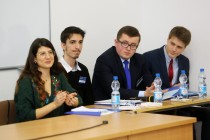 Debata oxfordzka AEGEE nt Unii Europejskiej (27.01.2018, Wydział Prawa i Administracji) [fot. Andrzej Romański]