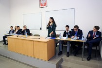 Debata oxfordzka AEGEE nt Unii Europejskiej (27.01.2018, Wydział Prawa i Administracji) [fot. Andrzej Romański]