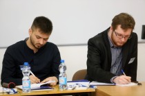 Debata oxfordzka AEGEE nt Unii Europejskiej (27.01.2018, Wydział Prawa i Administracji) [fot. Andrzej Romański]