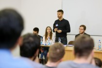 Debata oxfordzka AEGEE nt Unii Europejskiej (27.01.2018, Wydział Prawa i Administracji) [fot. Andrzej Romański]