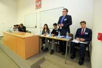Debata oxfordzka AEGEE nt Unii Europejskiej (27.01.2018, Wydział Prawa i Administracji) [fot. Andrzej Romański]