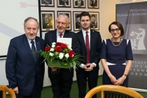 10-lecie Centrum Studiów Wyborczych na Wydziale Prawa i Administracji (1.02.2018) [fot. Andrzej Romański]