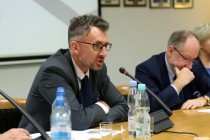 10-lecie Centrum Studiów Wyborczych na Wydziale Prawa i Administracji (1.02.2018) [fot. Andrzej Romański]