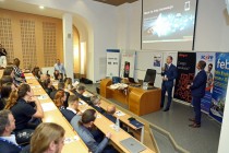 Dni e-biznesu - 10 lat konferencji (Wydział Nauk Ekonomicznych i Zarządzania, 15 maja 2018) [fot. Andrzej Romański]
