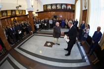 Uroczystość wręczenia nagród Rektora za osiągnięcia w dziedzinie dydaktyczno-wychowawczej, naukowo-badawczej oraz organizacyjnej (19.09.2018, Collegium Maximum) [fot. Andrzej Romański]