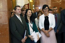Uroczystość wręczenia nagród Rektora za osiągnięcia w dziedzinie dydaktyczno-wychowawczej, naukowo-badawczej oraz organizacyjnej (19.09.2018, Collegium Maximum) [fot. Andrzej Romański]