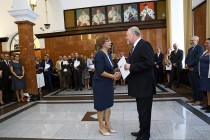 Uroczystość wręczenia nagród Rektora za osiągnięcia w dziedzinie dydaktyczno-wychowawczej, naukowo-badawczej oraz organizacyjnej (19.09.2018, Collegium Maximum) [fot. Andrzej Romański]