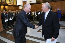 Uroczystość wręczenia nagród Rektora za osiągnięcia w dziedzinie dydaktyczno-wychowawczej, naukowo-badawczej oraz organizacyjnej (19.09.2018, Collegium Maximum) [fot. Andrzej Romański]